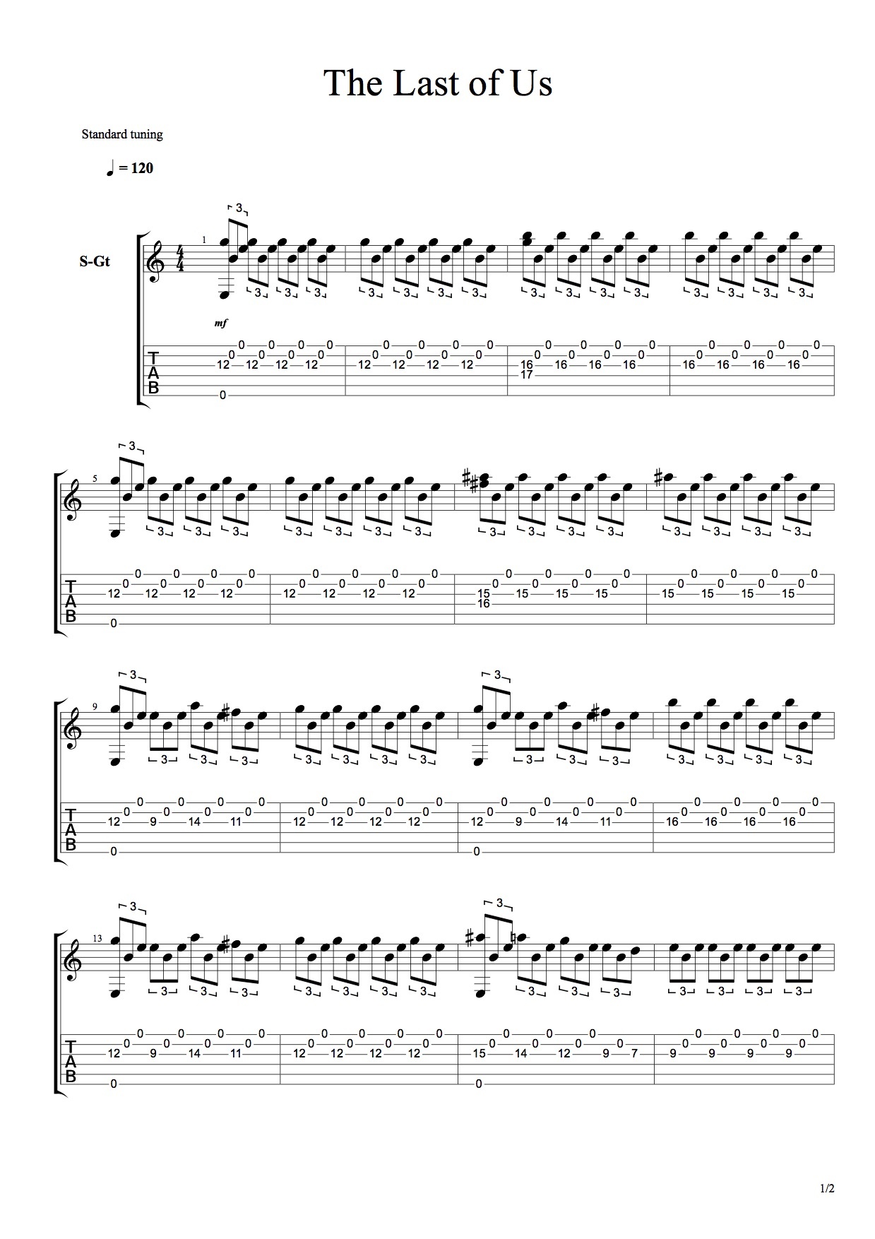 the last of us 2 main theme tab