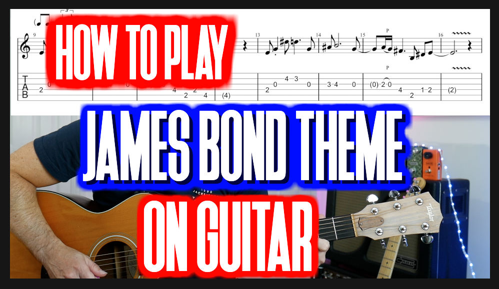 James Bond Theme Guitar Tab