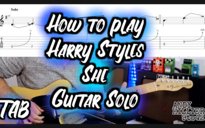Harry Styles She Guitar Solo TAB