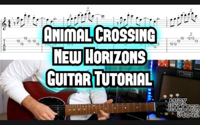Main Theme Animal Crossing New Horizons Guitar Tutorial