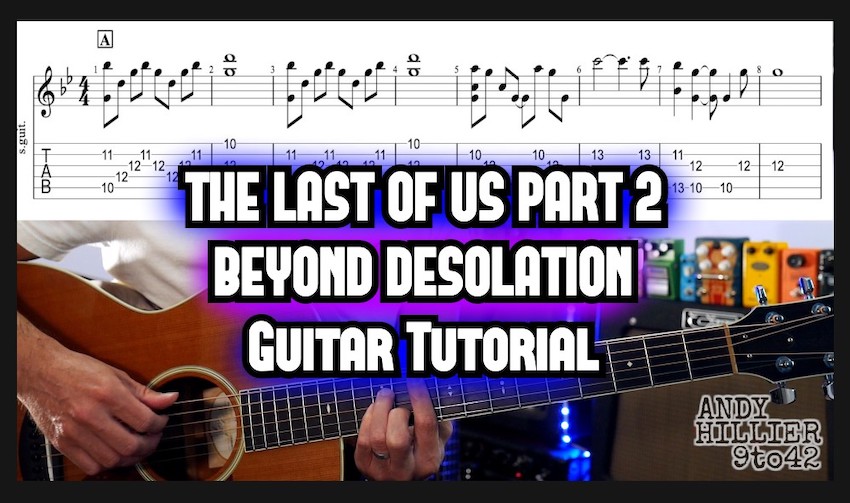 The Last of Us 2 Beyond Desolation Guitar Tab