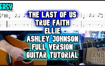 Take On Me Guitar Tutorial 🎸 Ellie The Last Of Us Part II Guitar Lesson, Fingerpicking + TAB